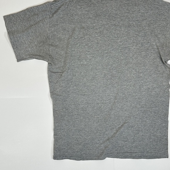 Vintage Elon University Phoenix T-Shirt Elon College Gray Large Distressed 1990s - Picture 10 of 13